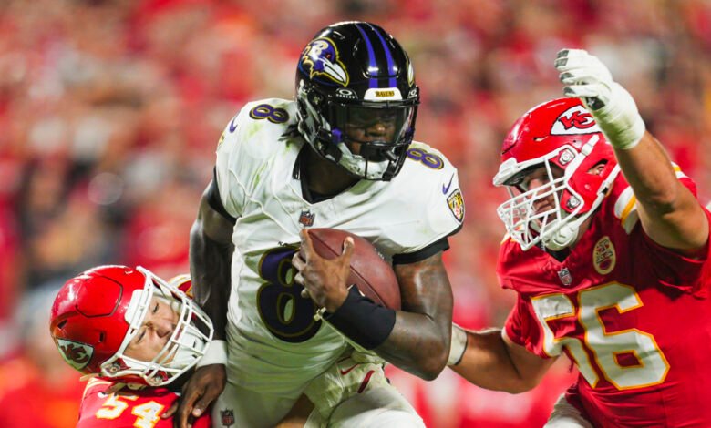 Baltimore Ravens vs Kansas City Chiefs Match Player Stats
