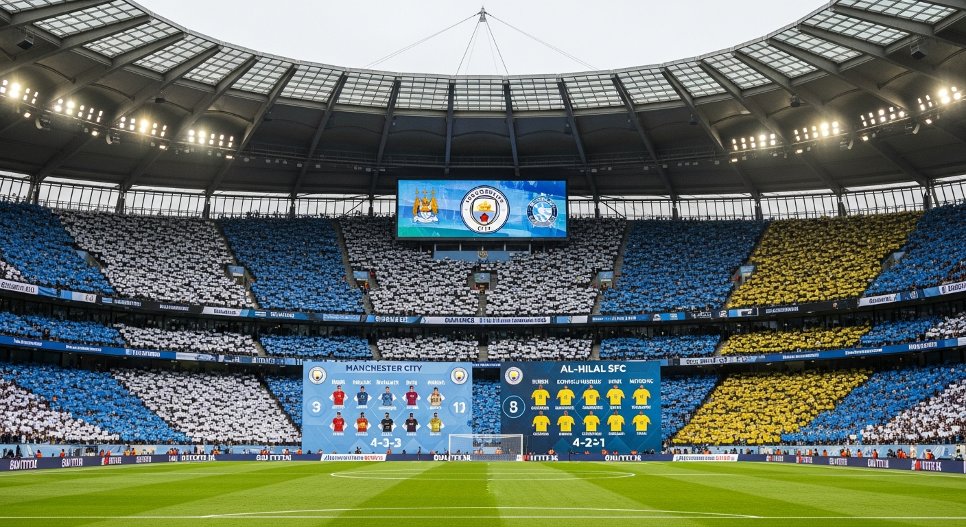 Man City vs Al-Hilal SFC Lineups